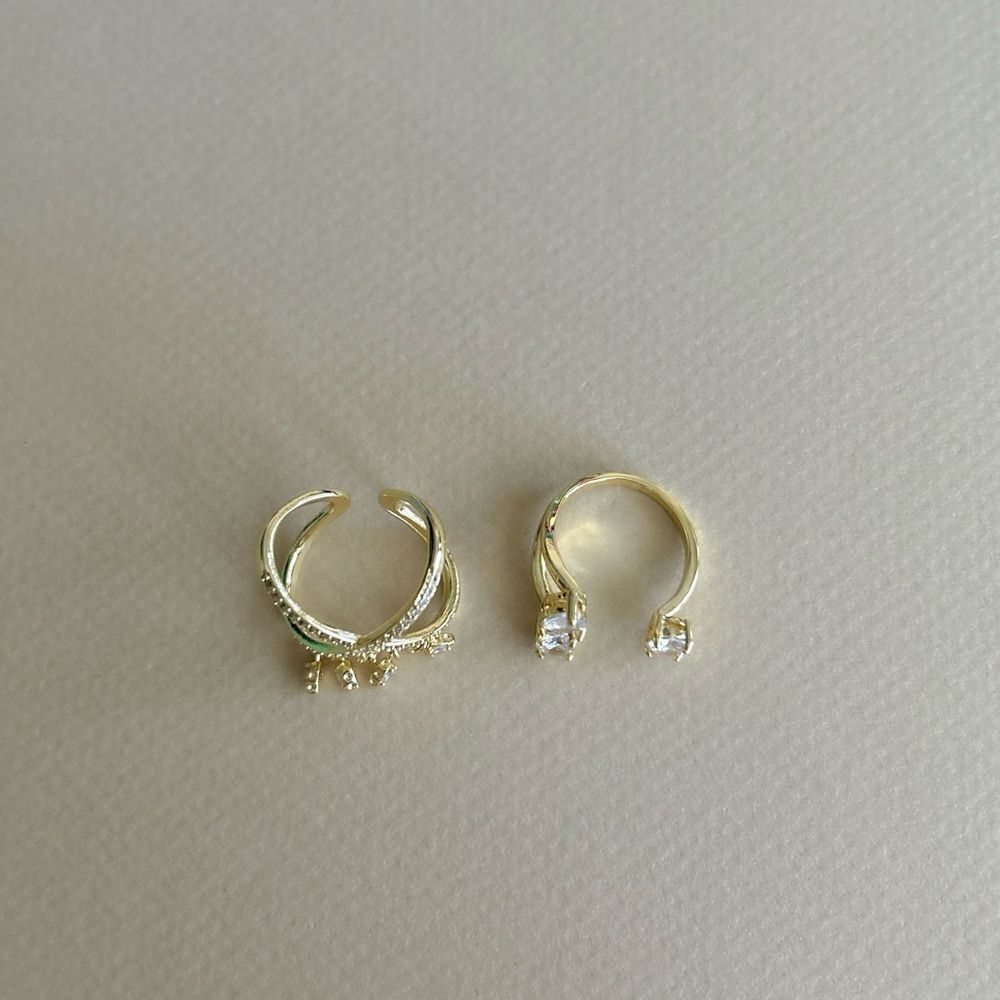 Diamond ring set #1963 - Picture 4 of 6